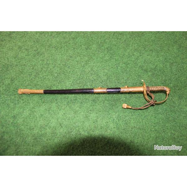 SABRE   DE  MARINE  DOFFICIER   ALLEMAND    POUR  FIGURINE  OU  DE  DEMONSTRATION   19 EME