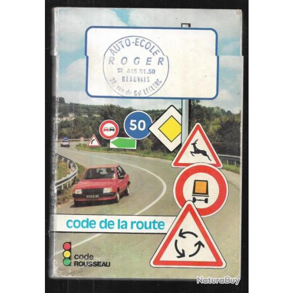 code rousseau collector , 1970-80, peugeot 204, renault 4l, renault 5, estafette renault, 104 peugeo
