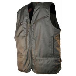 Gilet de traque Somlys Spirit Traque Camo fa&ccedil;on cuir - Marron / 3XL