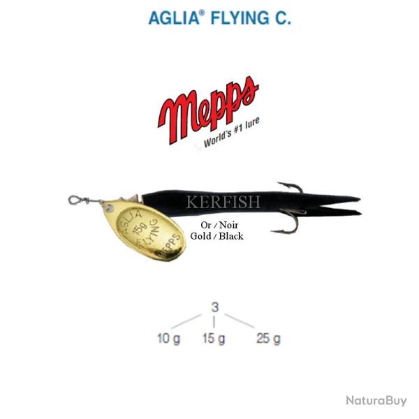 AGLIA� FLYING C. MEPPS 15 g Noir Or
