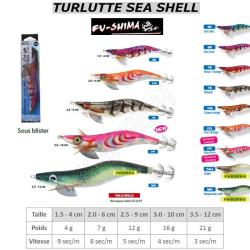 TURLUTTE SEA SHELL FU-SHIMA Clown Orange 1.5 - 4 cm