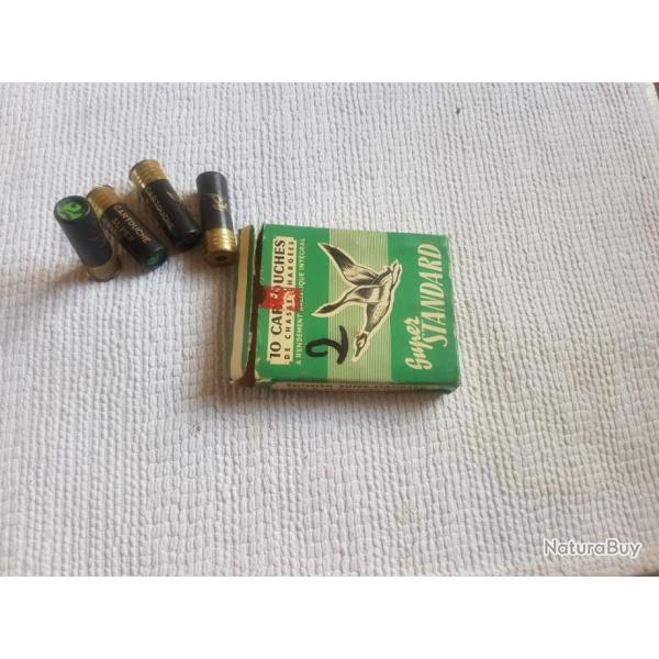 boite cartouche super  standard collector  en calibre 12