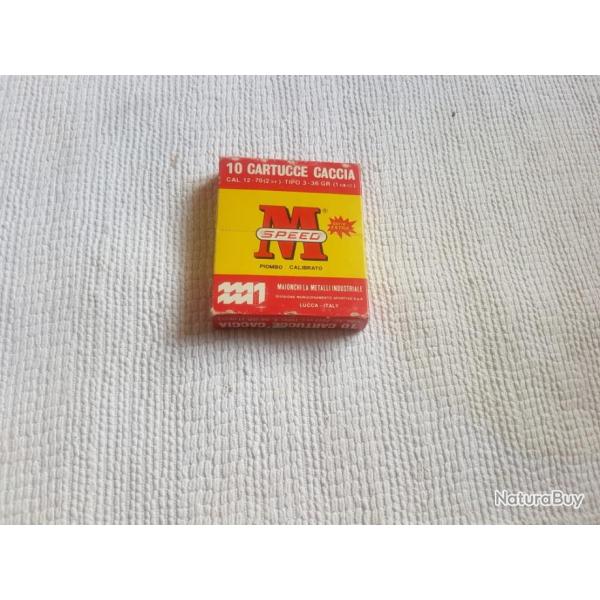 boite cartouche    m  speed  collector  en calibre 12