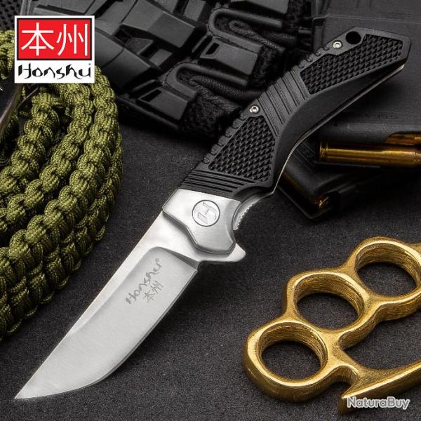 Couteau United Cutlery Honshu Sekyuriti Lame Acier 8Cr13MoV Manche TPU Linerlock Clip UC3322