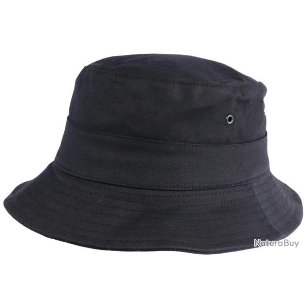 Chapeau Bob Huile Noir Wax Impermeable Finist�re Outdoor 61 Noir