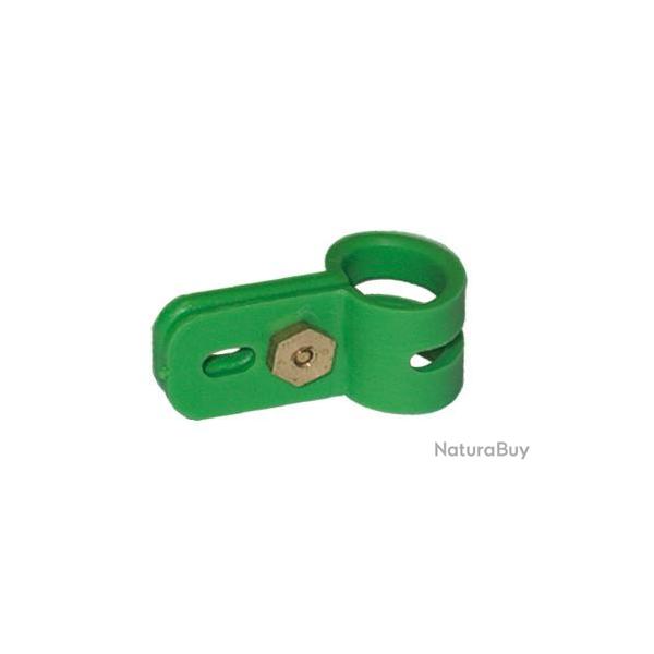 10 BAGUES D'ATTACHES EN PLASTIQUE OIE VERT - DIAMETRE 18 MM