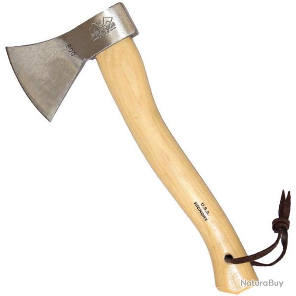 Hache Hachette AXE Prandi German Style Lame Acier Carbone Manche Bois Made Italy PRA0306C