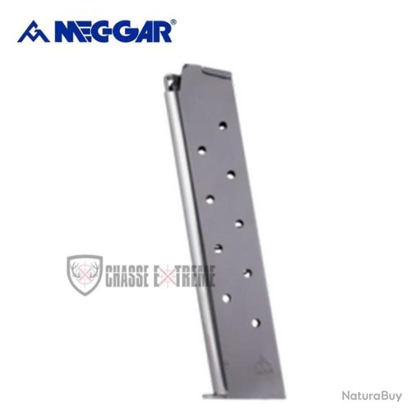 Chargeur MEC-GAR pour Colt 1911 Full Size 11Cps Cal 45 Acp Nickel