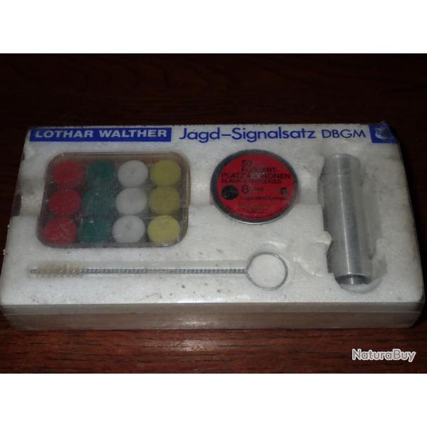 Kit r�ducteur de balle Calibre 20 vers 6mm - test de vis�e - Lothar Walther - Jadg Signalsatz