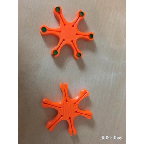 2 distributeurs d'amorces en �toiles