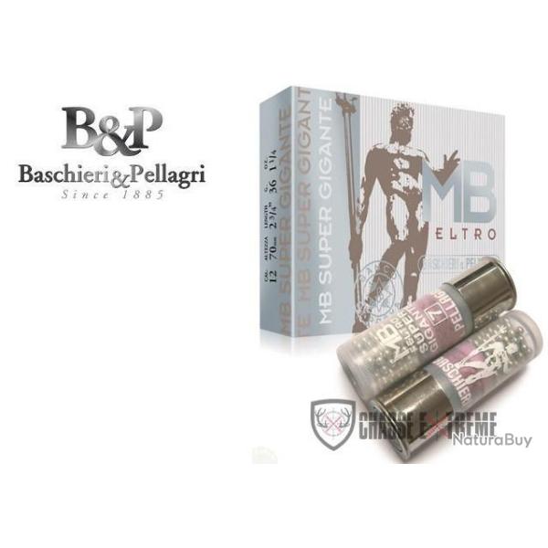Boite de 10 Cartouches B&P MB Super Gigante 36G Cal 12/70 Pb 3