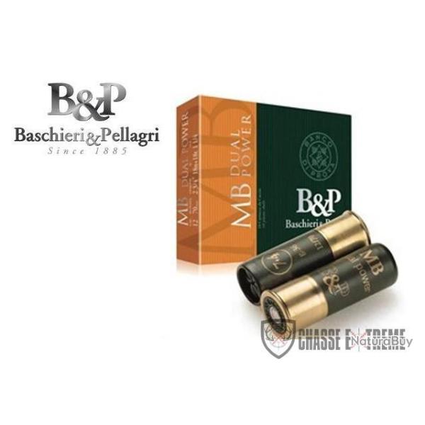 Boite de 25 Cartouches B&P MB Dual Power 18n/18 Cal 12/70 Pb N 6+3