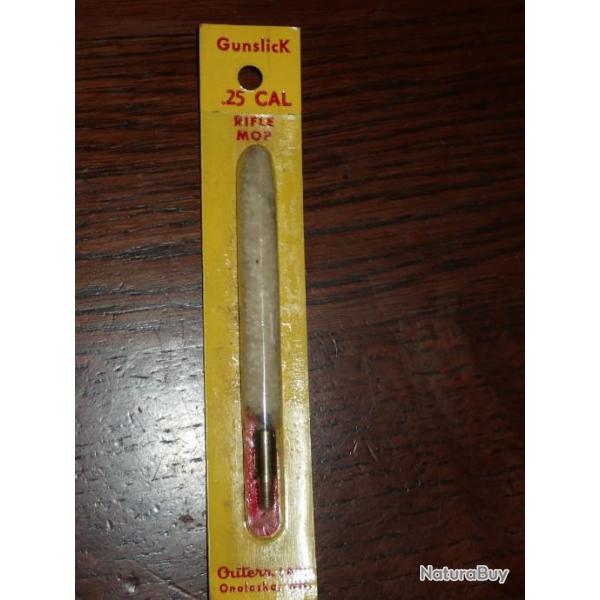 Ecouvillon de nettoyage - tampon de laine - calibre 25 - neuf