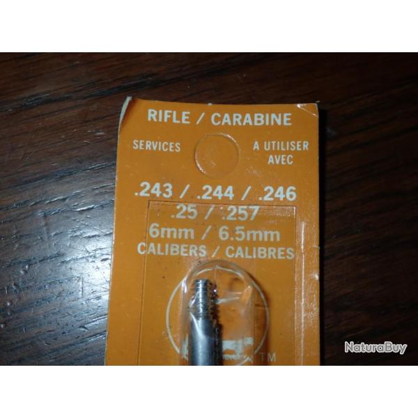 Ecouvillon de nettoyage - tampon de laine - 6/6,5mm - neuf