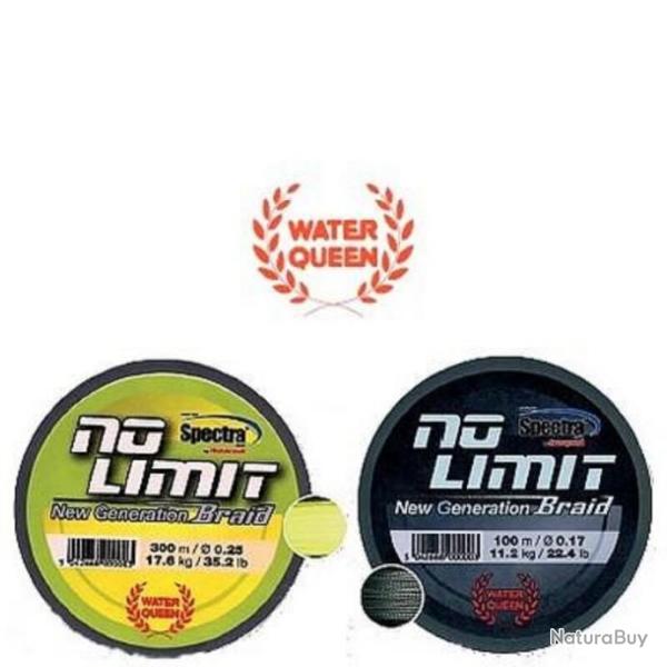 Promo: Water Queen: Tresse No Limit 0,30mm 20.200kg 100m jaune