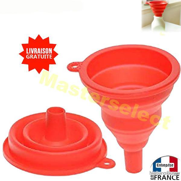 Entonnoir pliable en silicone spcial fluide taille compact pour caisse outils
