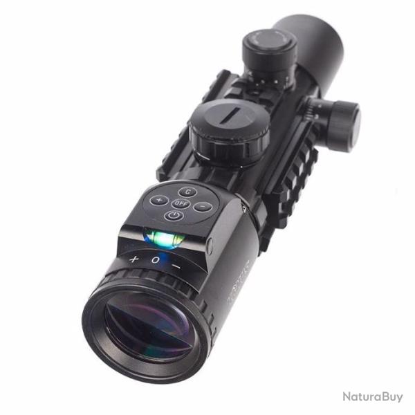 Lunette 2-6X28 Konus Konuspro AS-34 avec niveau a bulle et rail intgr