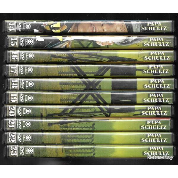 stalag 13 , papa schultz , stalag XIII , hogan's h�roes lot de 17 dvd , com�die militaire dvd