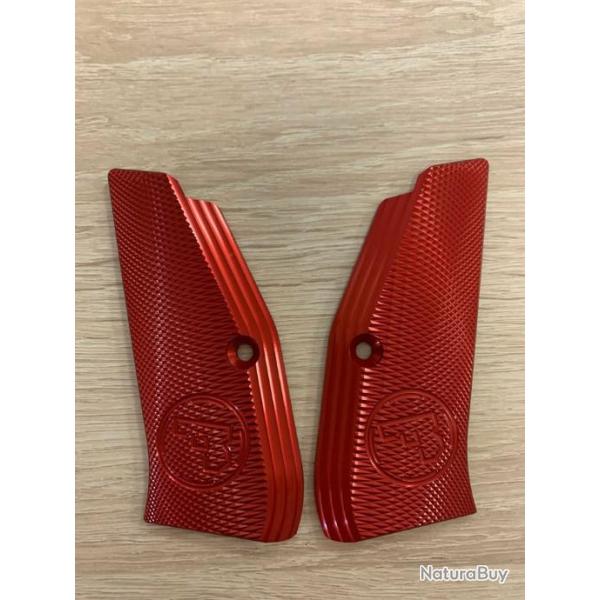 EEMANN TECH Plaquette Alu longue rouge CZ SP-01