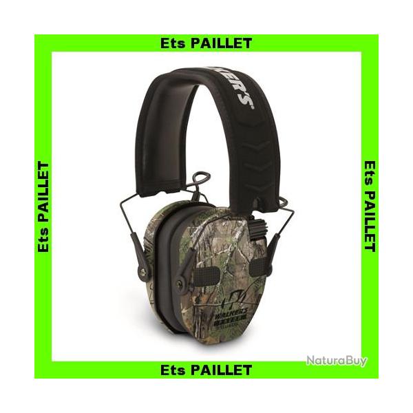 SUPER PROMO Casque �lectronique Walker's Razor Quad Camo Id�al Chasse Tir & Nature !!