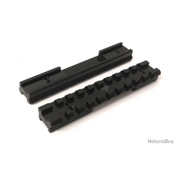 Rail Acier Rusan - 0 Moa pour CZ452/453/455/457/511/512/513 - Picatinny