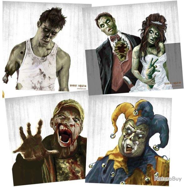 Cibles ZOMBIE Lot de 20 Crosman 23 x 24.8 cm CPVT5