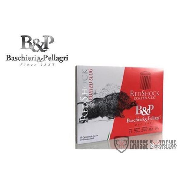 10 Balles B&P Big Game Red Shock 35.5 Gr Cal 12/70