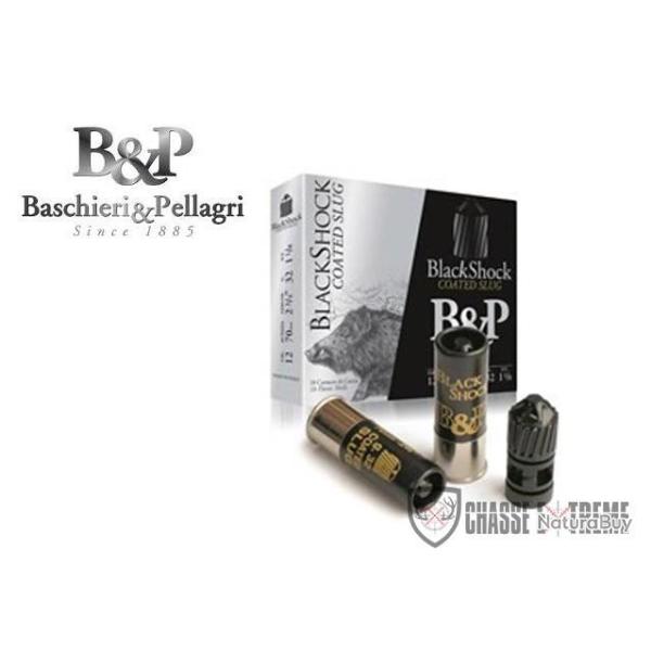 10 Balles B&P Big Game Black Shock 32Gr Cal 12/70