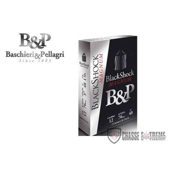 5 Balles B&P Big Game Black Shock Magnum 40.5Gr Cal 12/76