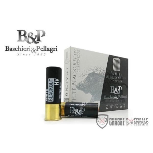 10 Balles B&P Big Game White Blackout Hv 28Gr Cal 12/70