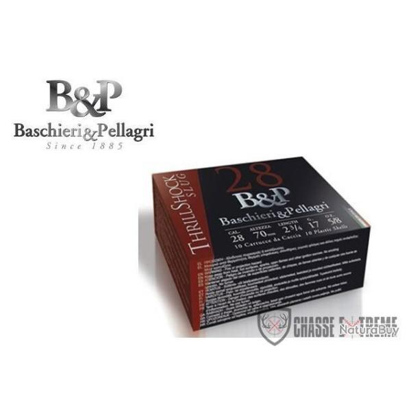10 Balles B&P Big Game Thrill Shock Slug 17Gr Cal 28/70