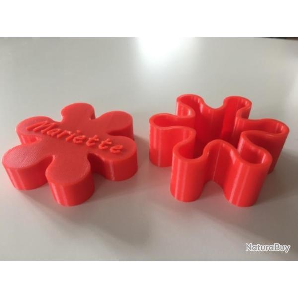 bo�te de rangement sp�cial match pour distributeurs d'amorces en �toiles (contenance : 3)