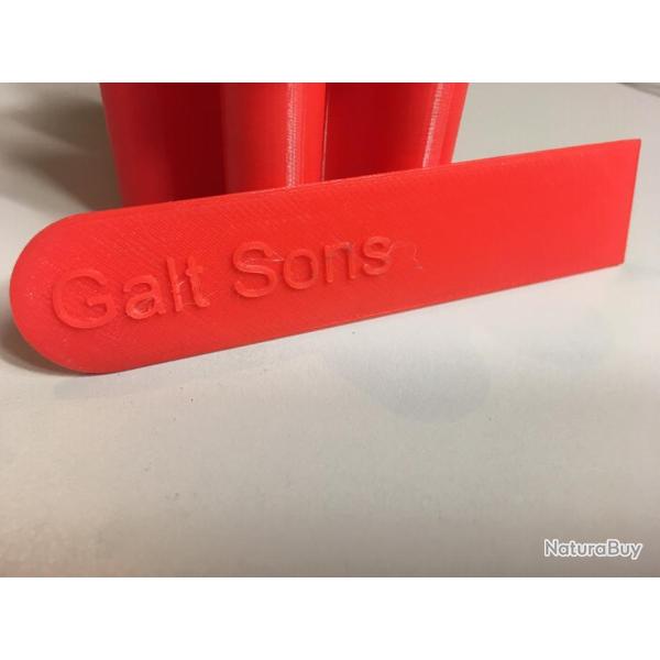 Araseur pour double-dosette poudre noire/semoule Galt Sons