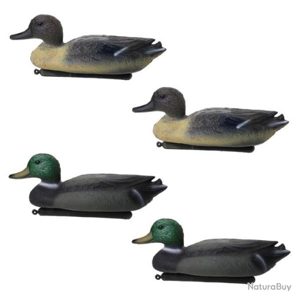 Blette Canard leurre flottant leurre (4 pices) - Livraison gratuite  !!