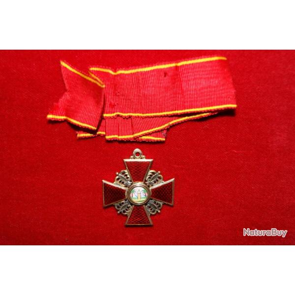 RUSSIE IMPER. ,ORDRE de SAINT ANNA,3 cl.d'OR
