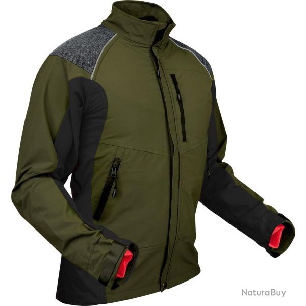 VESTE STRETCH AIR VENTILATION Olive et noir
