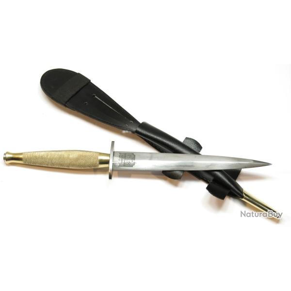 Dague Anglaise Fairbairn avec fourreau noir