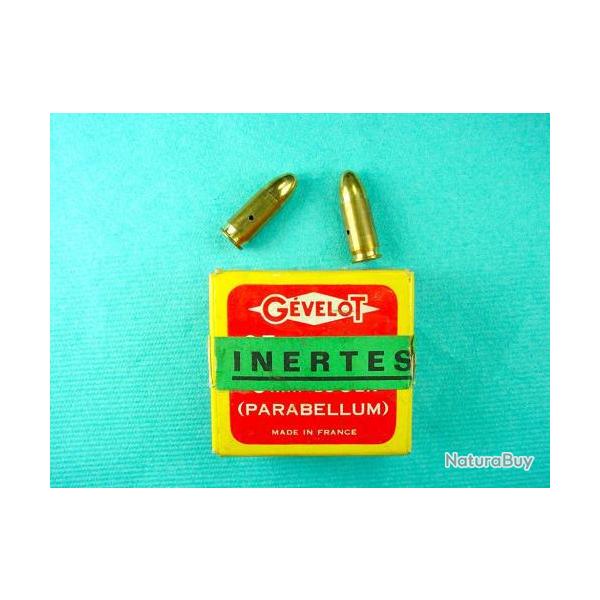 Cartouche calibre  9 para de manipulation fabrication Gevelot