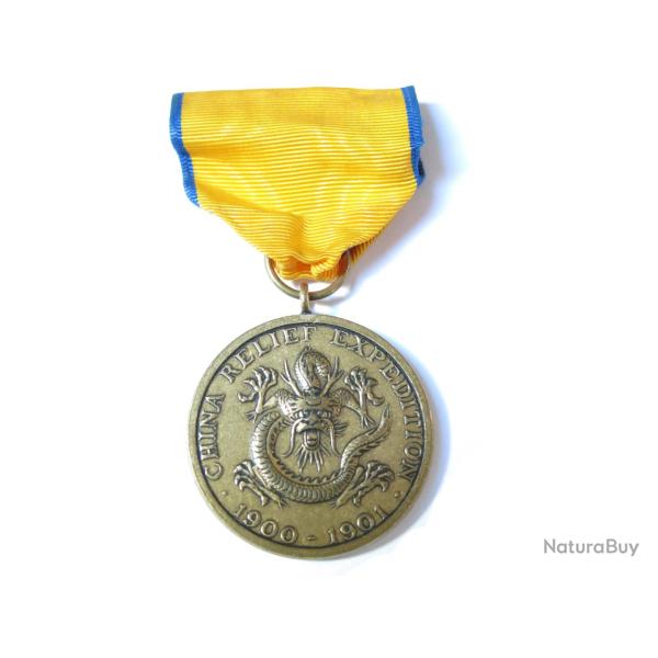 Mdaille China relief expdition 1900 1901 Rf bo8