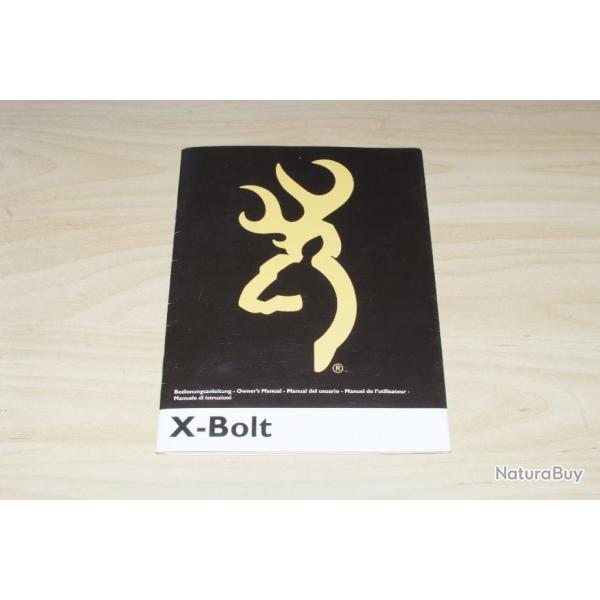 documentation Notice  carabine Browning X Bolt