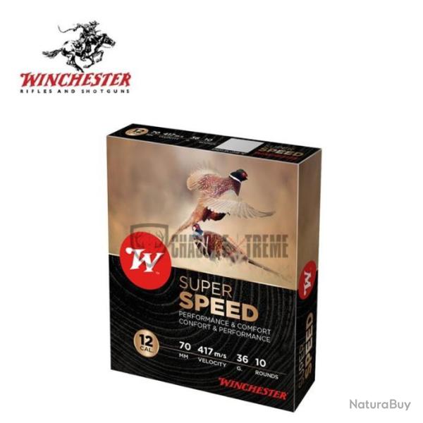 10 Cartouches WINCHESTER Super Speed Gnration 2 36g cal 12/70 PB 0
