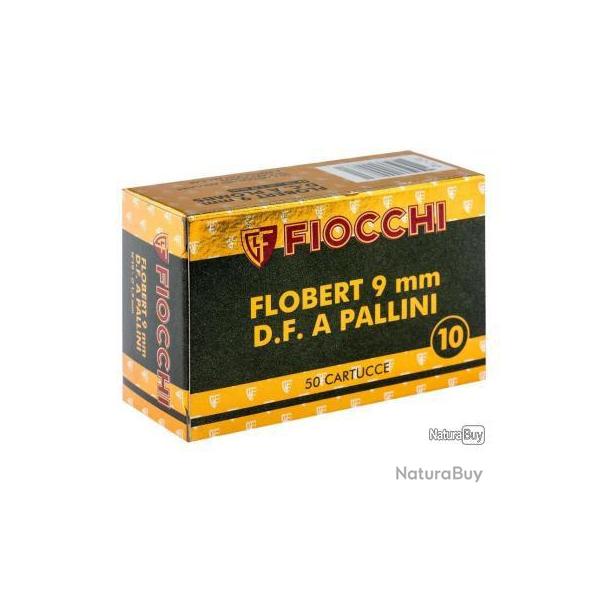 5 BOITES DE 50 CARTOUCHES FIOCCHI FLOBERT 9MM PLOMB N10