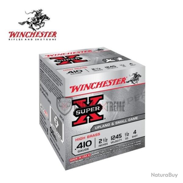 25 Cartouches WINCHESTER Super-X 14g cal 410/63 PB 4