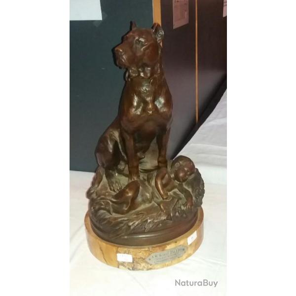 beau bronze repr�sentant "la confiance"