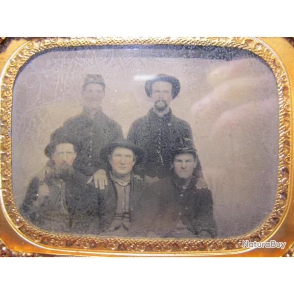 Ferrotype am�ricain dans son coffret UNION Old West Collector N�2