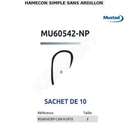 HAMECON SIMPLE SANS ARDILLON MU60542-NP MUSTAD