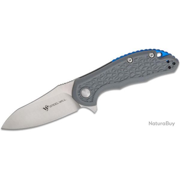 Couteau Steel Will Modus F25M-14 Lame Acier D2 Satin Manche FRN Gray SMGF25M14