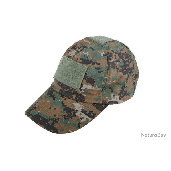 Casquette Digital Woodland Avec emplacement pour patch Militaire Type baseball Cap