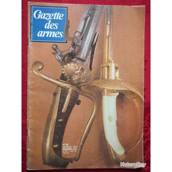 gazette des armes n 65 (voir sommaire dans texte de l'annonce et photo)