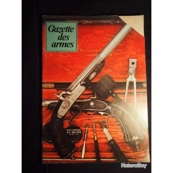 gazette des armes n 71 (voir sommaire dans texte de l'annonce et photo) ter